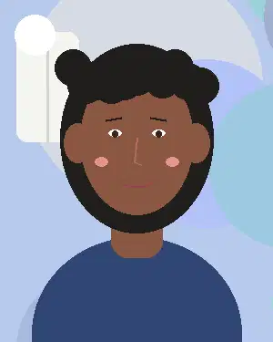Synthetic demo portrait of Hallie