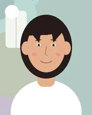 Synthetic demo portrait of Quinn
