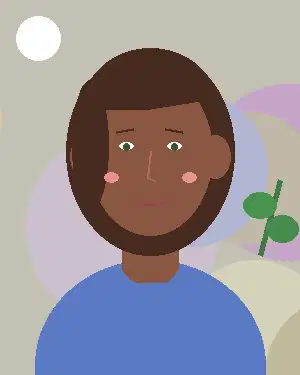 Synthetic demo portrait of Isabel