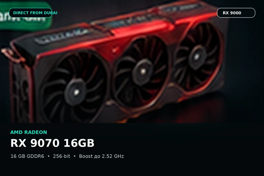 AMD Radeon RX 9070 16GB — изображение видеокарты